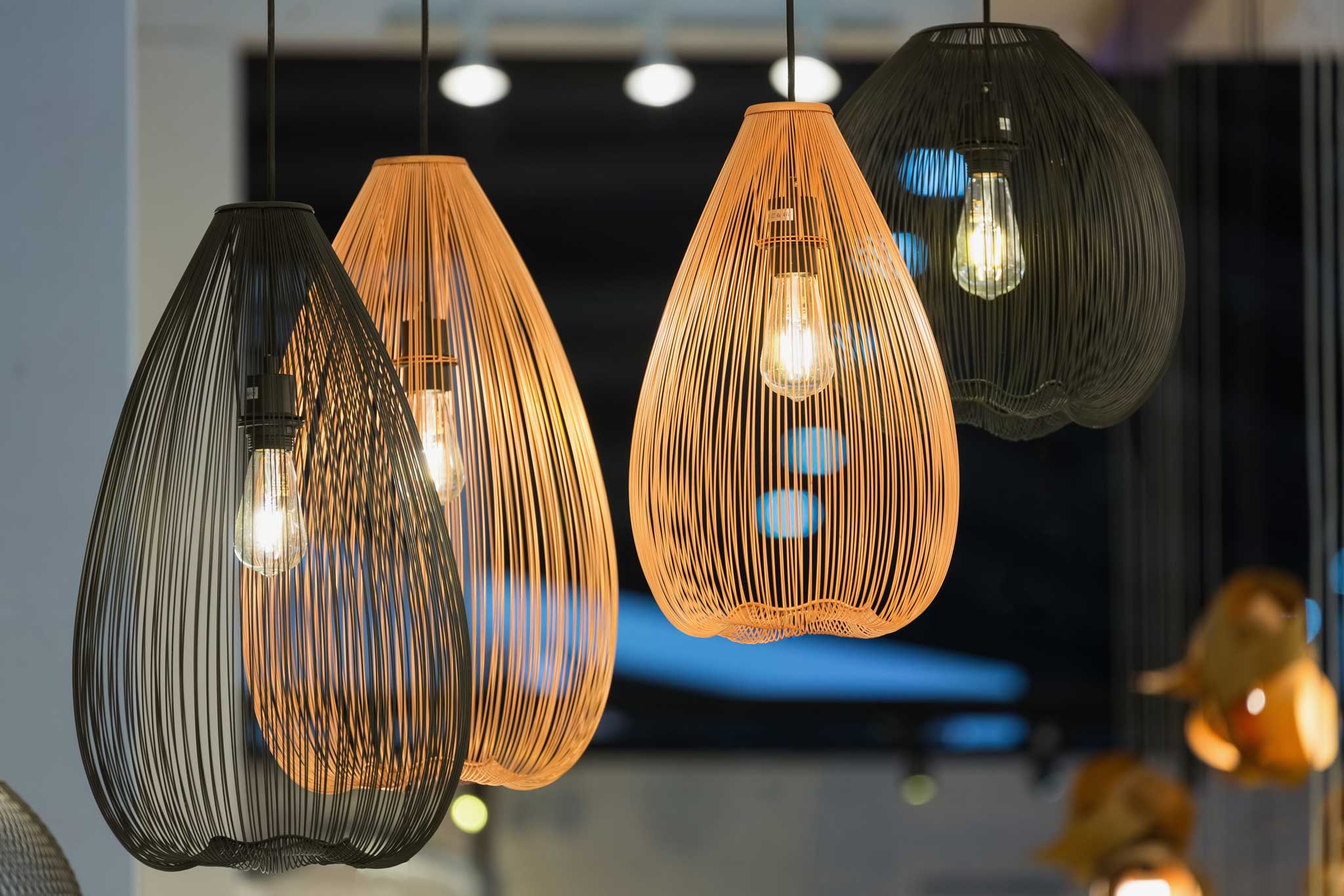 Lampen im Cage-Design von der Leuchtenwelt in Rödermark